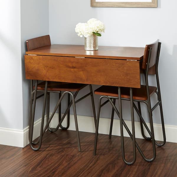 henry drop leaf table with hairpin legs