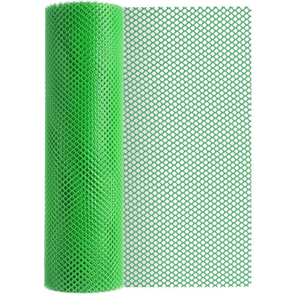 15.7 in. x 19.7 ft. Green Plastic Chicken Wire Mesh with 30 Twist Ties for Poultry Netting and Garden Fencing price history on PriceWatchPro
