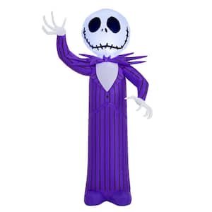 3.5 ft Jack Skellington in Purple Suit Halloween Inflatable