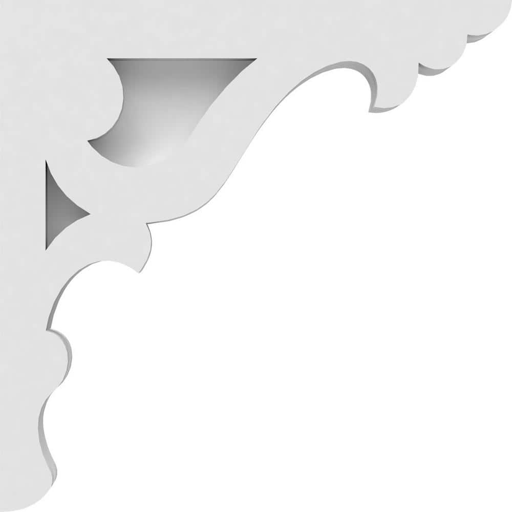 Cornelia White Architectural Grade PVC Decorative Corbel