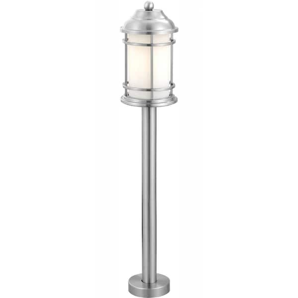 Eglo Portici 1-Light Stainless Steel Outdoor Post Light