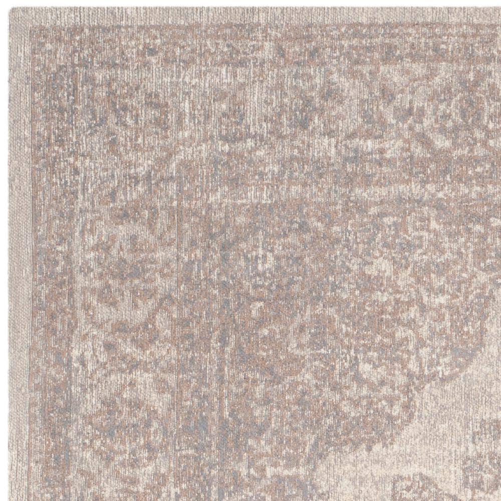 Beige Rectangular Flat Woven Cotton Area Rug, 8' x 11'