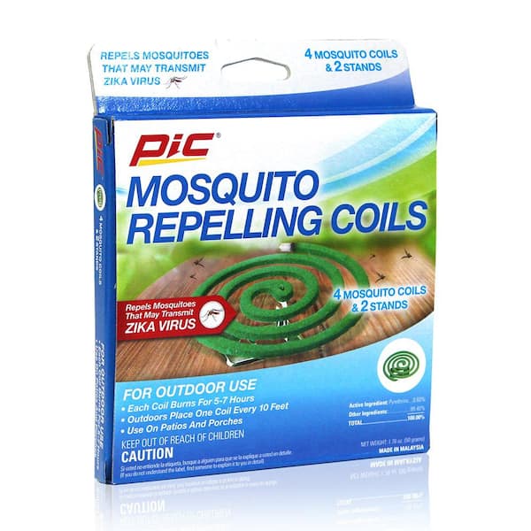 PIC Mosquito Repellent Coils (4-Pack)