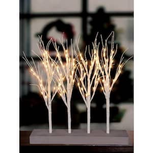 Artificial 19.5" LED Battery Operated Warm White Cluster Tree