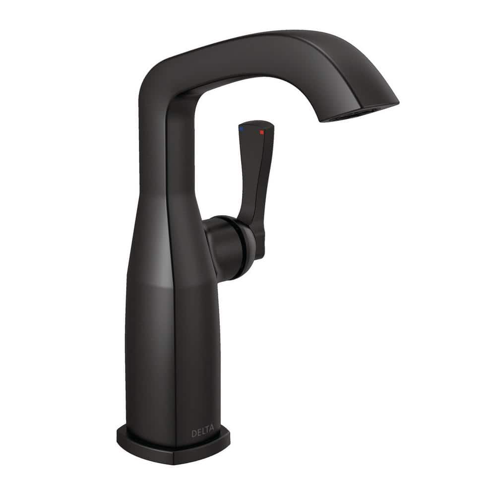 Stryke Mid-Height Single Handle Single Hole Bathroom Faucet in Matte Black price history on PriceWatchPro