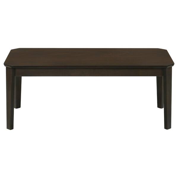 Coaster Amaro 47.25 in. Dark Brown Rectangle Wood 3-piece