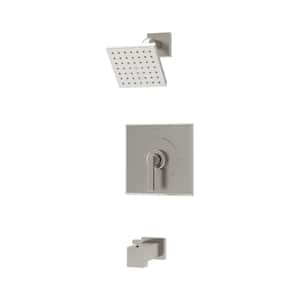 Duro HydroMersionTub and Shower Faucet Trim Kit with Single Handle Single Spray - 1.5 GPM (Valve Not Included)