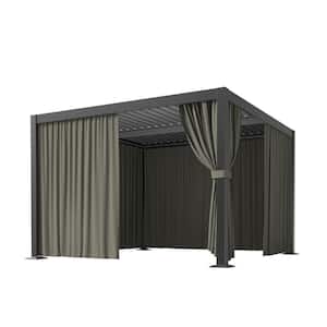 Gray DESPERADO ⅢTi Type-R カバーセット WNP 12 ft. x 12 ft. Universal Outdoor Privacy Curtains, Gazebo