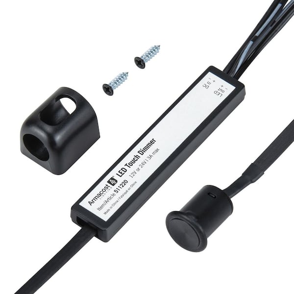 Black Touch Dimmer Switch for LED Lights