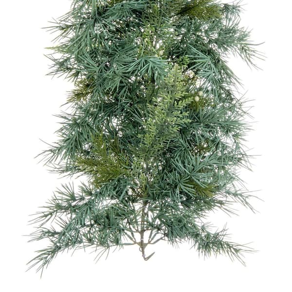 6 ft x 14 in. Artificial Mixed Fern Cedar Doublesided Garland