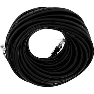 50 ft. CAT5e RJ45 Ethernet Network Cable, Black