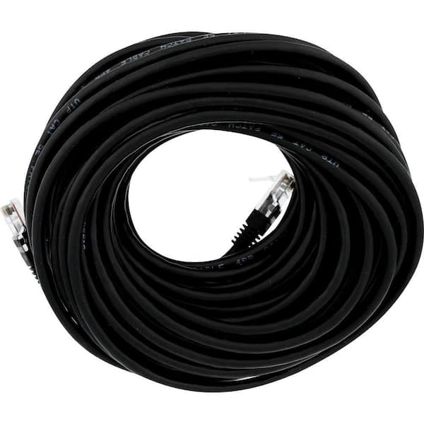 Zenith 50 ft. CAT5e RJ45 Ethernet Network Cable, Black
