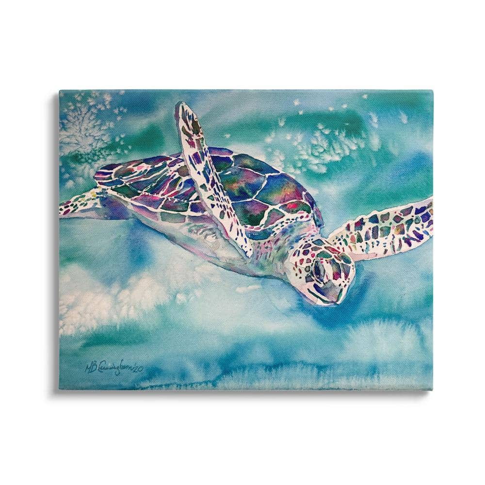 ARTCANVAS Sea Turtle Reptile Canvas Art newest Print