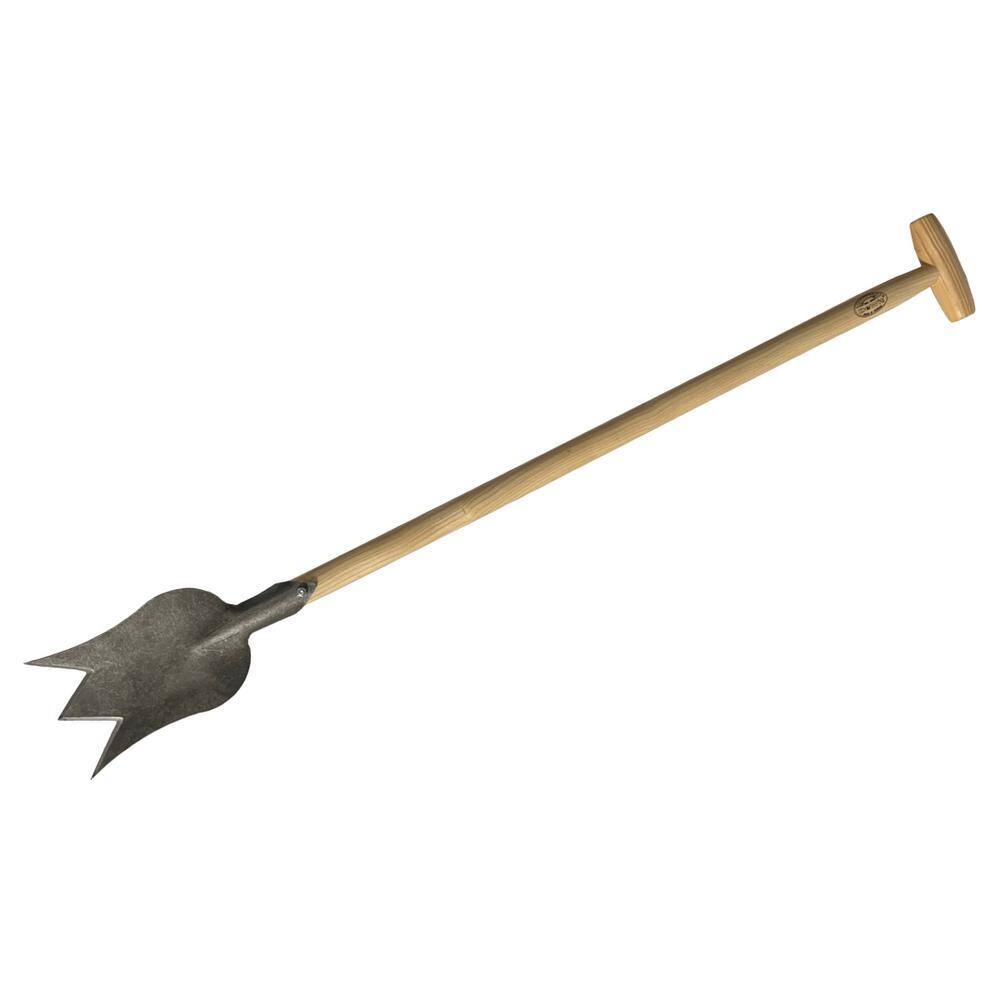 DeWit 38.6 in. L Tulip Spade Long T Handle Garden Fork, Handle