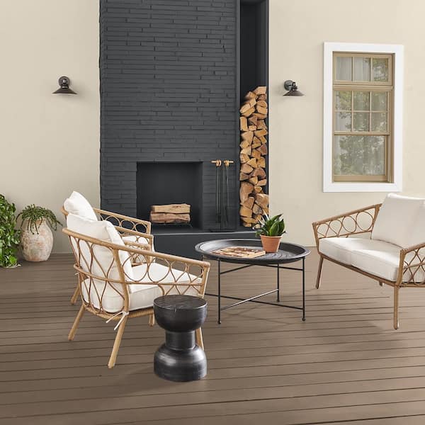 【COLOR iN ID】color wood sandal BEHR PREMIUM 5 gal. #SC-121 Sandal Solid Color Waterproofing