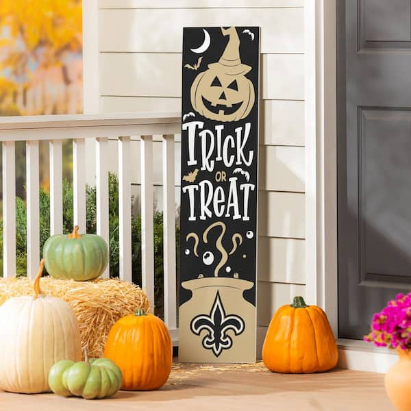 Evergreen 47 in. Double Sided Leaner Halloween Prop Porch Sign