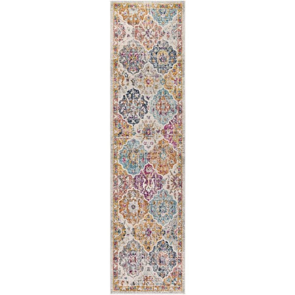 Livabliss Demeter Ivory 2 ft. 7 in. x 10 ft. 3 in. Runner Rug