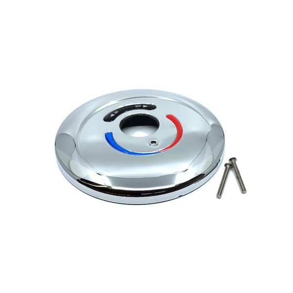 Symmons Safetymix Plastic Escutcheon Replacement Kit in Chrome