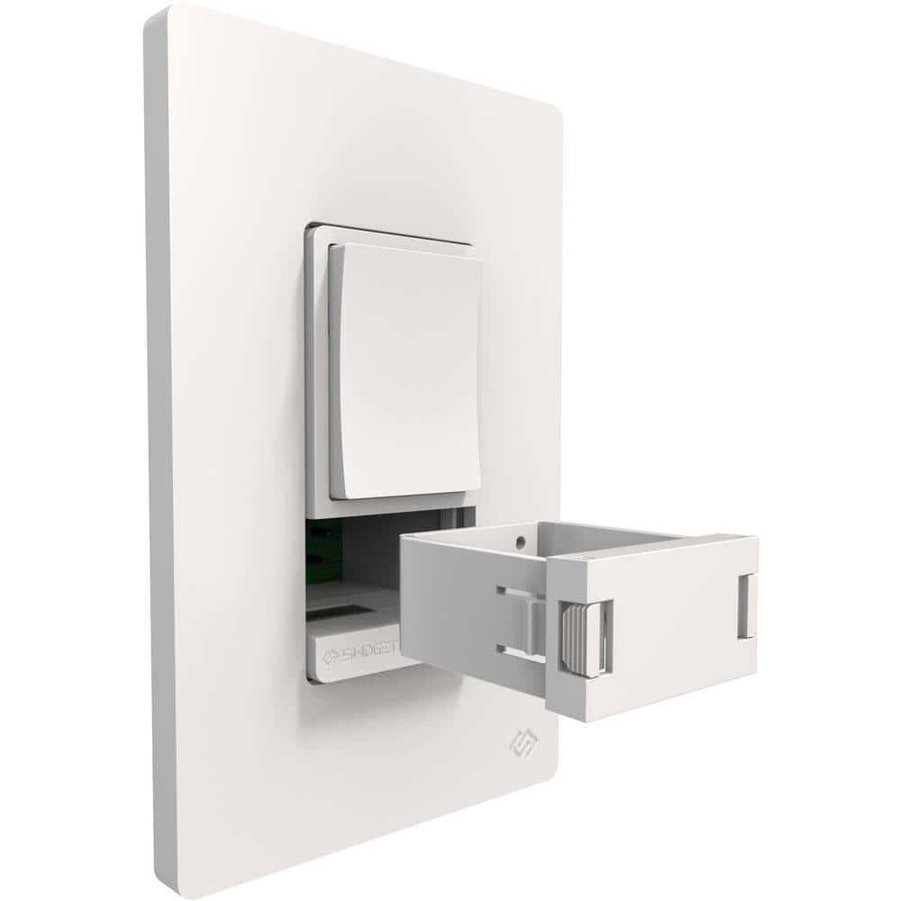 On/Off Decorator Style 5A Smart Ready 3-way/Single Pole Rocker Light Switch White price history on PriceWatchPro