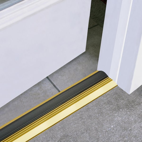 M-D Building Products Deluxe Low 3-3/4 in. x 72 in. Brite Gold