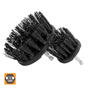 Abrasive Bristle Brush Cleaning Accessory Kit (2-Piece)