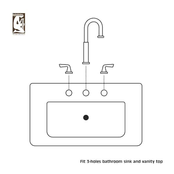 8 in. Widespread 2-Handle Century Classic Bathroom Faucet in Polished Nickel PVD with Pop-Up Drain