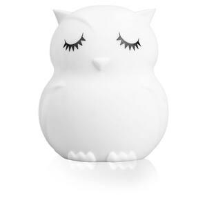 LumiPets Owl, Kids Night Light, Silicone Nursery Light for Baby and Toddler, Squishy Night Light for Kids Room