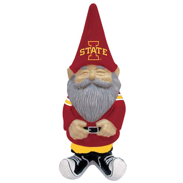 Evergreen Iowa State University 11 in. Garden Gnome