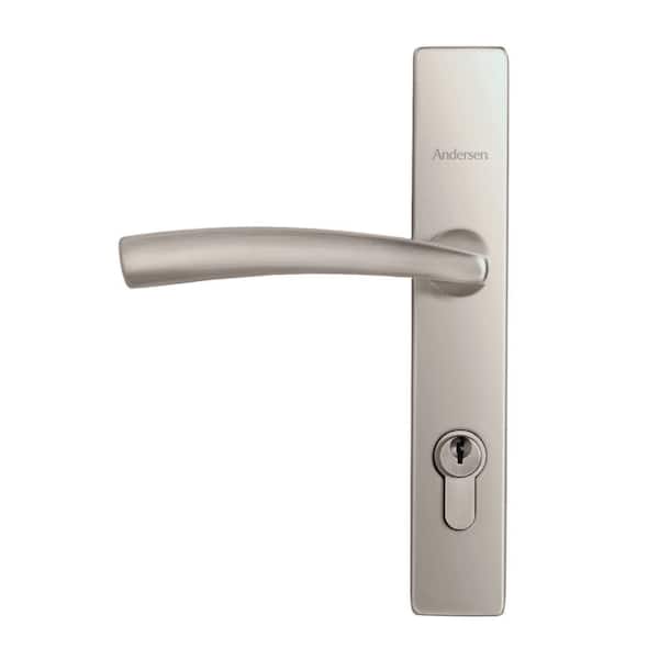 3000 and 4000 Series Nickel Modern Storm Door Handle Set