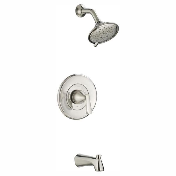 American Standard Chatfield Single-Handle 3-Spray Tub and Shower Faucet with 2.0 GPM in Brushed Nickel (Valve Included)