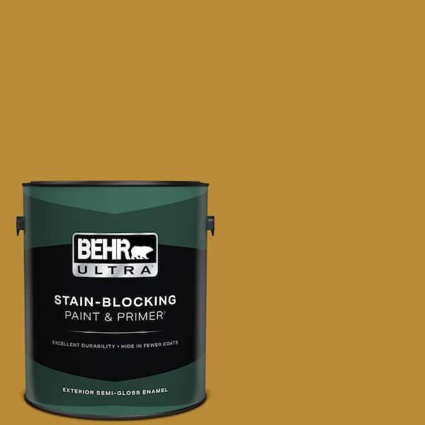 BEHR ULTRA 1 gal. #S-H-340 Treasures Semi-Gloss Enamel Exterior Paint & Primer