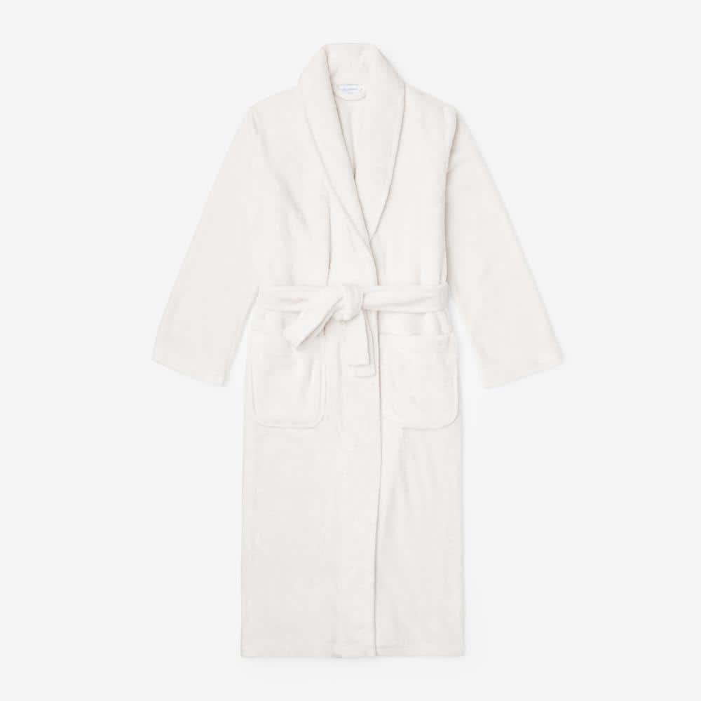 Company Plush Family Men's Small Cream Robe