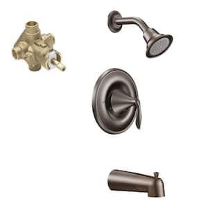 Eva Single-Handle 1-Spray Tub and Shower Faucet in Oil Rubbed Bronze (Valve Included)
