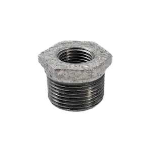 1 in. x 1/2 in. Galvanized Malleable Iron MPT x FPT Hex Bushing Fitting