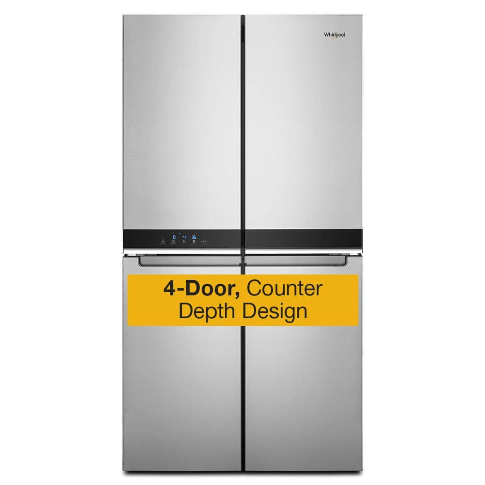 Whirlpool 36 in. 19.4 cu. ft. 4-Door French Door Refrigerator in 