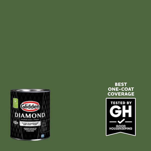 Glidden Diamond 1 qt. Mountain Forest PPG1130-7 Satin Interior Paint with Primer