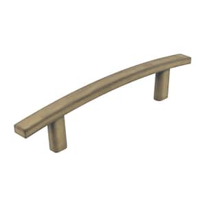 Padova Collection 3 3/4 in. (96 mm) Antique English Transitional Rectangular Cabinet Bar Pull