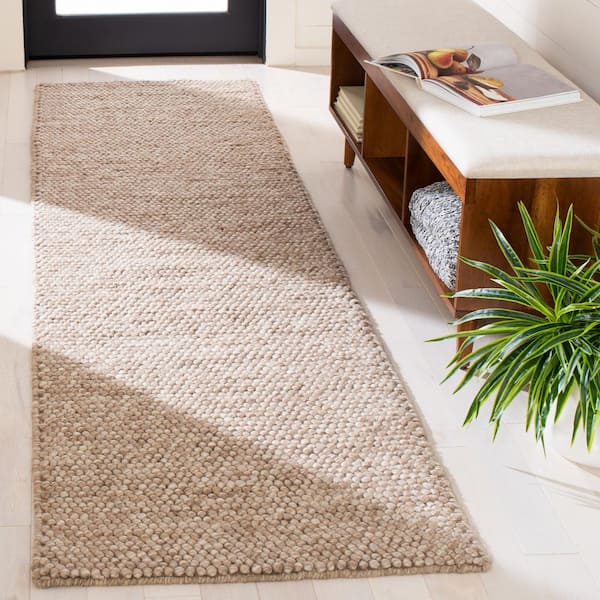 Natura Brown 2 ft. x 16 ft. Gradient Runner Rug