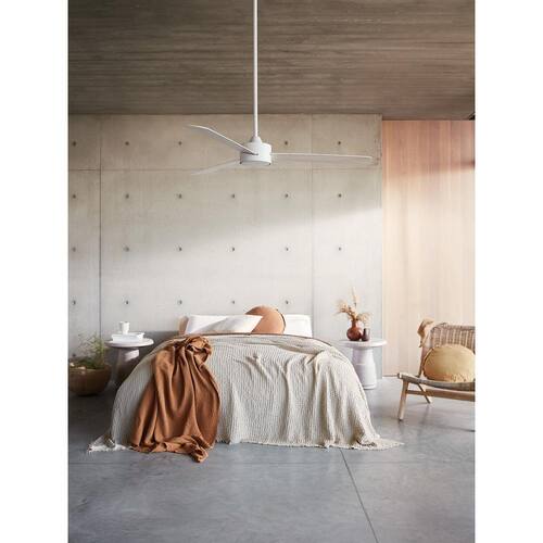 Climate III 52 in. White DC Ceiling Fan Ceiling Fans Without Lights