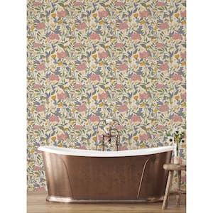 Hybbe Multicolor Hydrangea Garden Non Woven Paper Wallpaper Sample