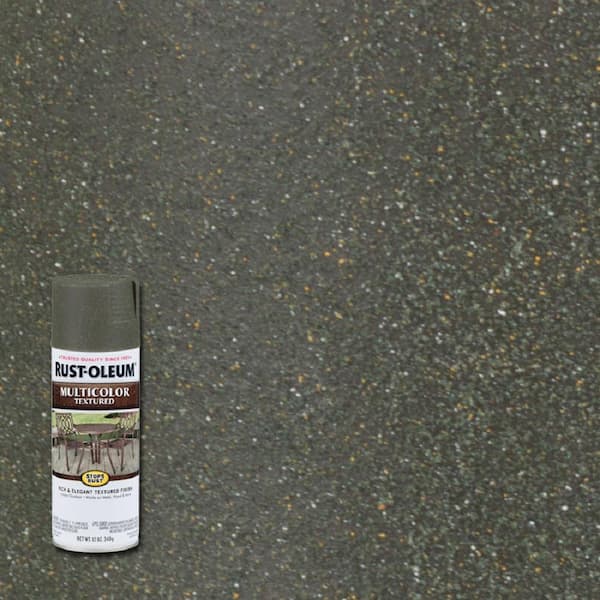 Rust-Oleum Stops Rust 12 oz. MultiColor Textured Deep Forest Protective Spray Paint (6-Pack)