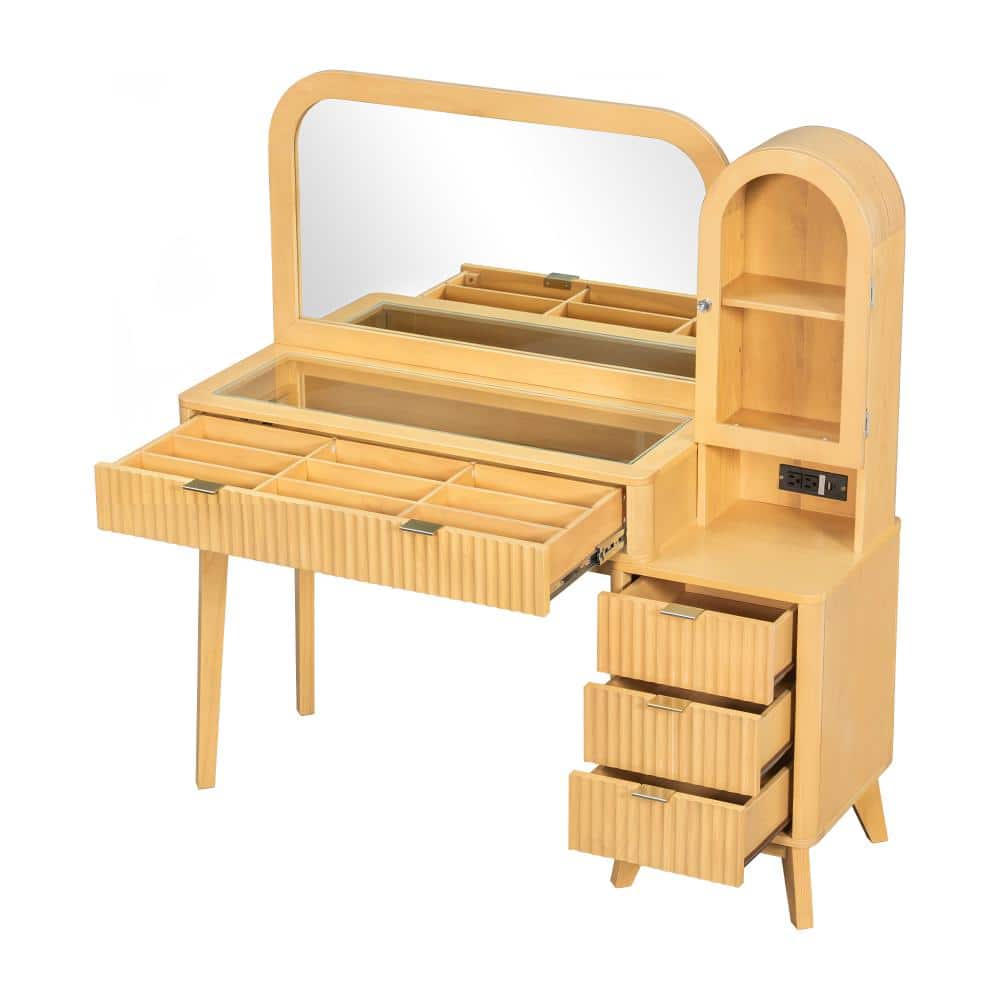 journal standard】 LILLE VANITY DESK 鏡台 Natural 48