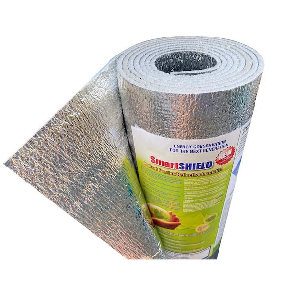16 in. x 10 ft. 3mm Engineered Foil Foam Core Radiant Barrier, Thermal Insulation Shield