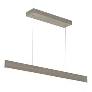 Stealth Integrated LED Satin Nickel Pendant