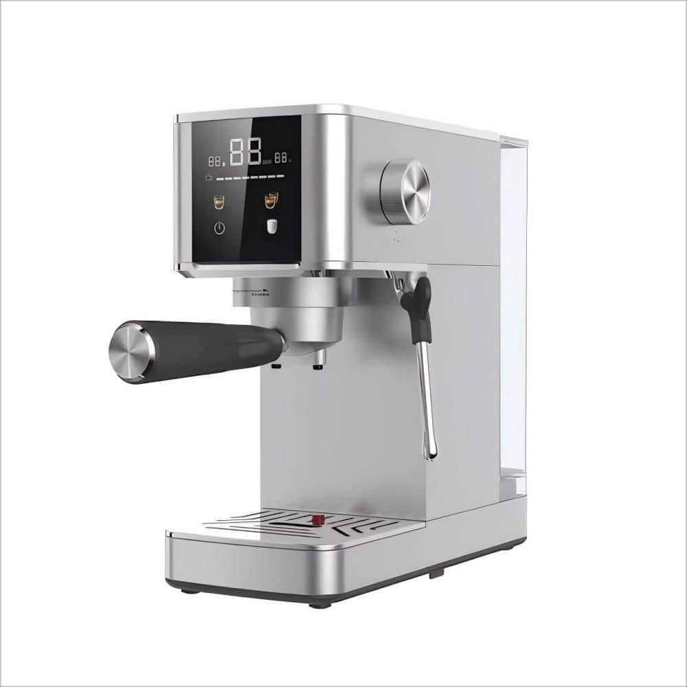 2 Cup Stainless Steel 20 Bar Coffee Maker with Color Touchscreen, Espresso Machine with Milk Frother Steam Wand price history on PriceWatchPro