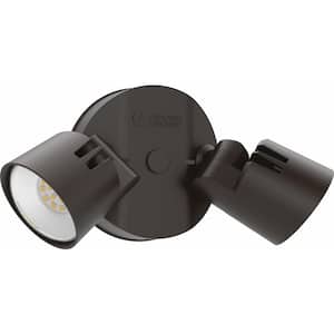 Contractor Select HGX Dark Bronze Outdoor Integrated LED Flood Light