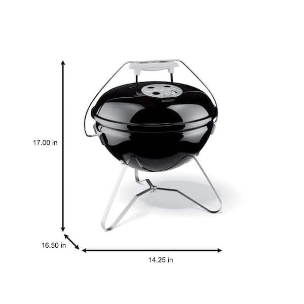 squat Våbenstilstand komponist Weber Smokey Joe Premium Portable Charcoal Grill in Black 40020 - The Home  Depot