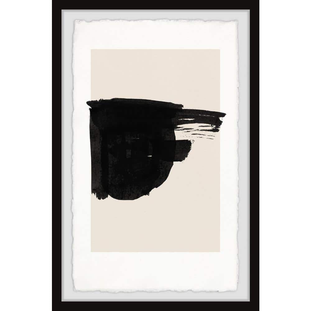 Imperfect Strokes by Marmont Hill Framed Abstract Art Print 18 in. x 12 in.