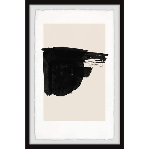Unbranded "Imperfect Strokes" by Marmont Hill Framed Abstract Art Print 24 in. x 16 in.