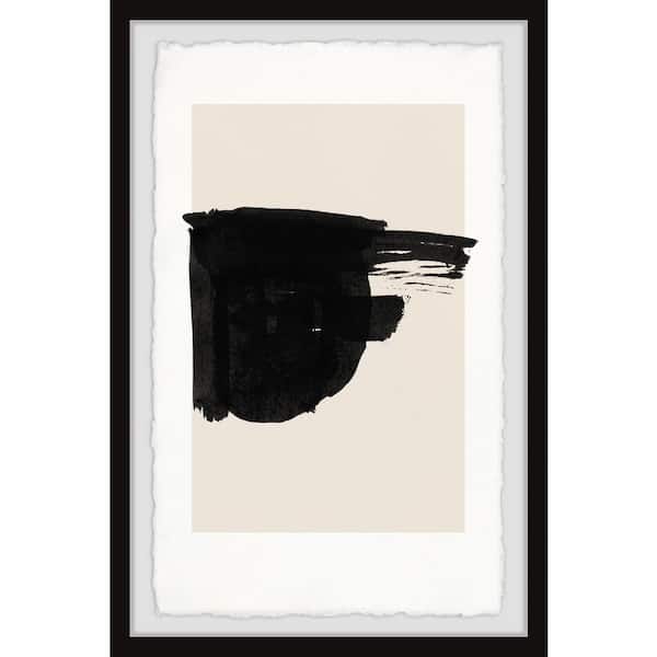 Unbranded "Imperfect Strokes" by Marmont Hill Framed Abstract Art Print 36 in. x 24 in.